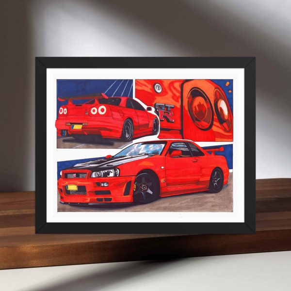 GTR R34 "Electric Orange" - Image 3