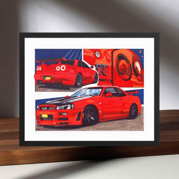 GTR R34 "Electric Orange"